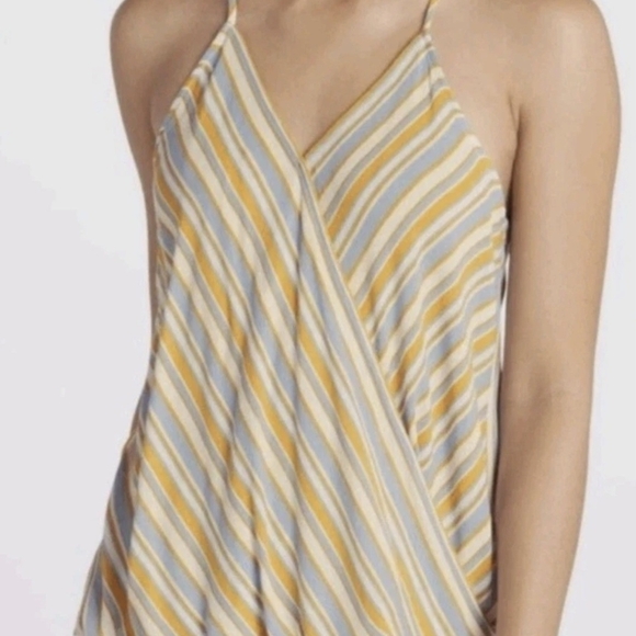 Market & Spruce Tops - New MARKET & SPRUCE XXL Multicolor Mac Striped Surplice Top Women